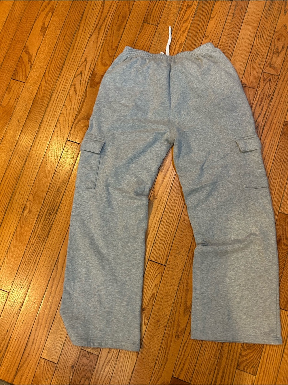 Brandy Melville Light Gray Cargo Joggers
